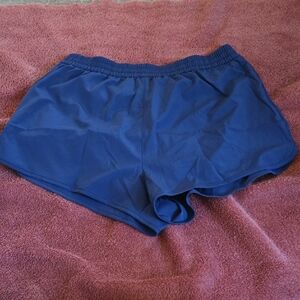 PINK Victoria's Secret Blue Athletic Shorts Relaxed Fit